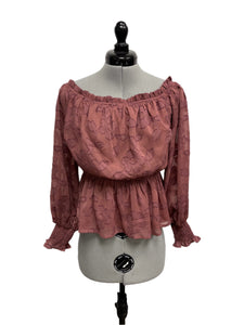 Women’s Jealous Tomato Long Sleeve Blouse, Small