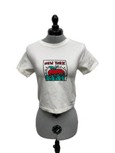 Load image into Gallery viewer, Women’s Keith Haring Short Sleeve Crop Top, Small
