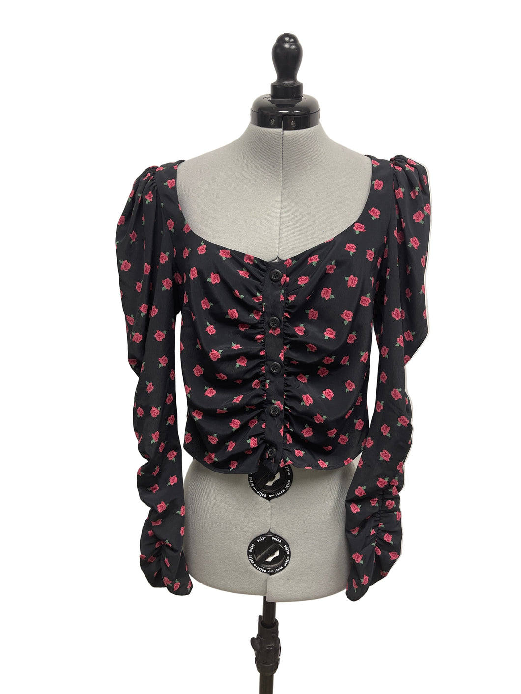 Women’s Top Shop Long Sleeve Blouse, Size 6