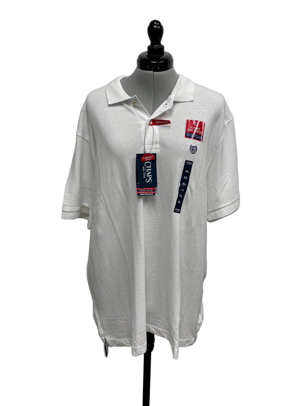 Men’s Chap's Short Sleeve Polo, XL