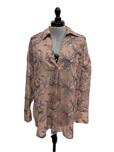 Women’s Zara Long Sleeve Blouse, Medium