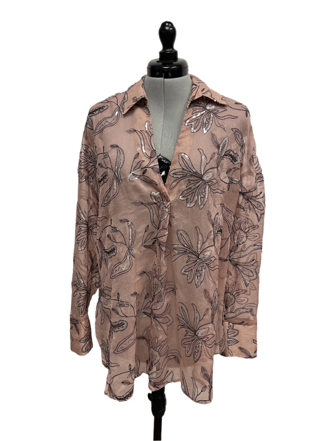 Women’s Zara Long Sleeve Blouse, Medium