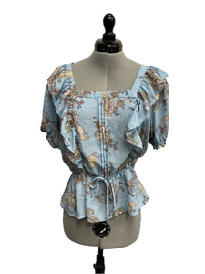 Women’s Eclair Short Sleeve Blouse, Medium