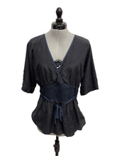 Load image into Gallery viewer, Women’s Object Short Sleeve Blouse, Medium
