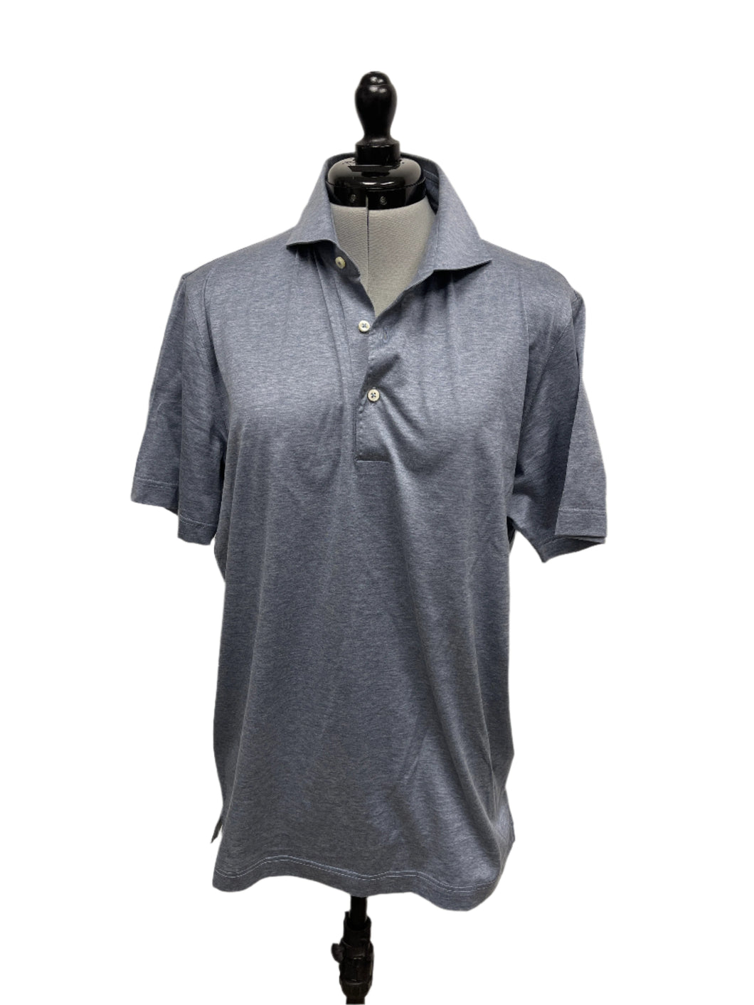 Men’s Gran Sasso Short Sleeve Polo, Size 50