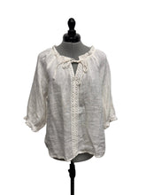 Load image into Gallery viewer, Women’s Cream Long Sleeve Top,S/M
