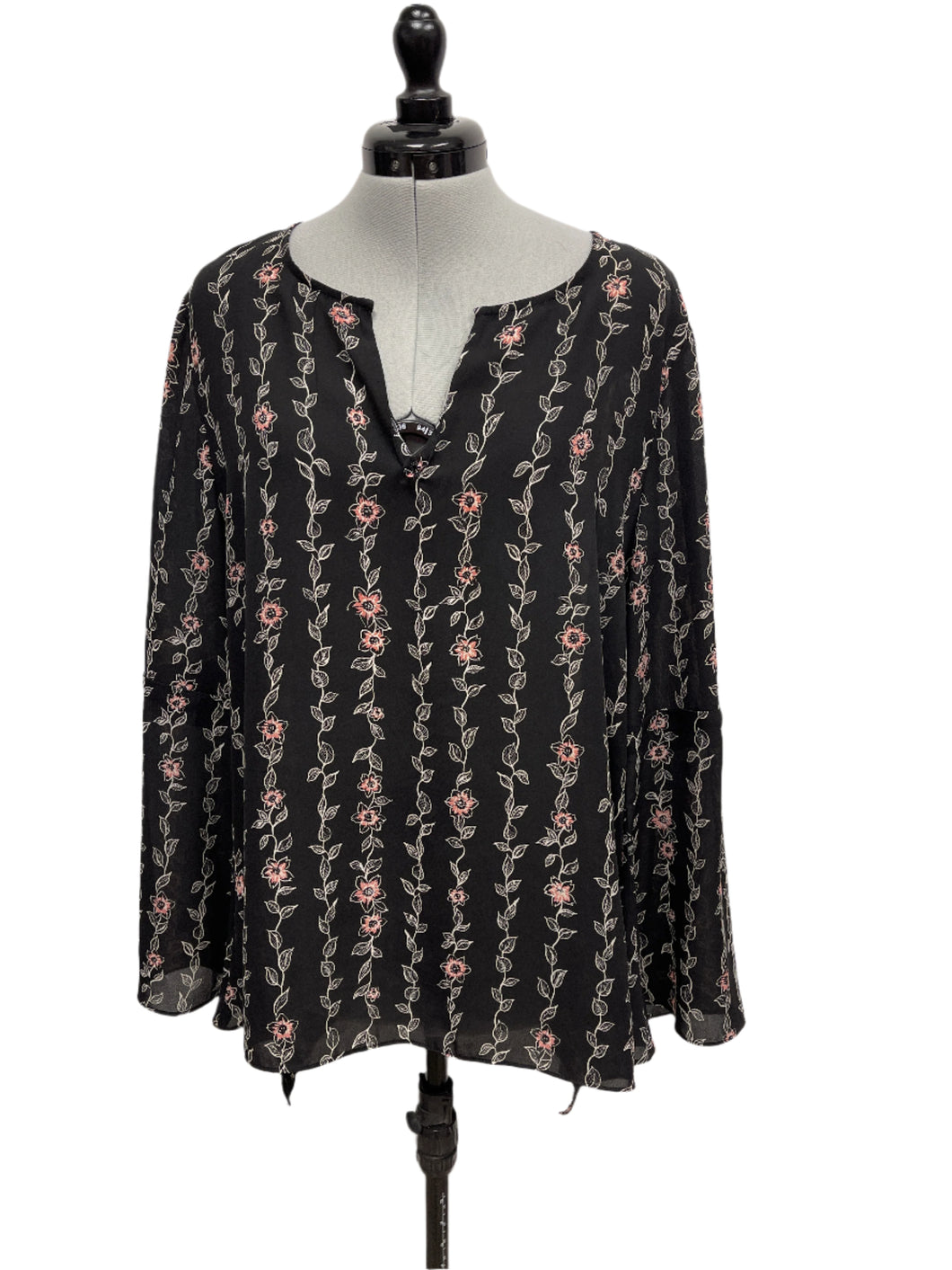 Women's CeCe Long Sleeve Blouse, Large