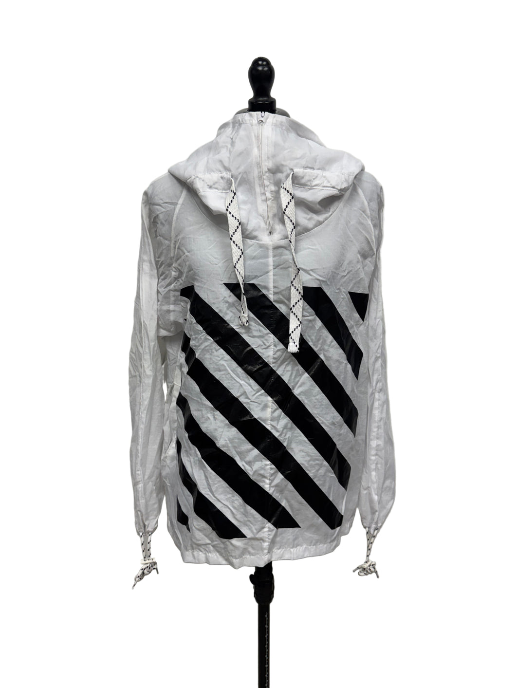 Women’s Off White Long Sleeve Light Jacket, Small