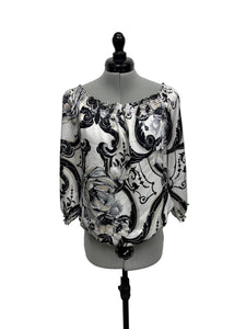 Women’s White House Black Market Long Sleeve Blouse, Medium