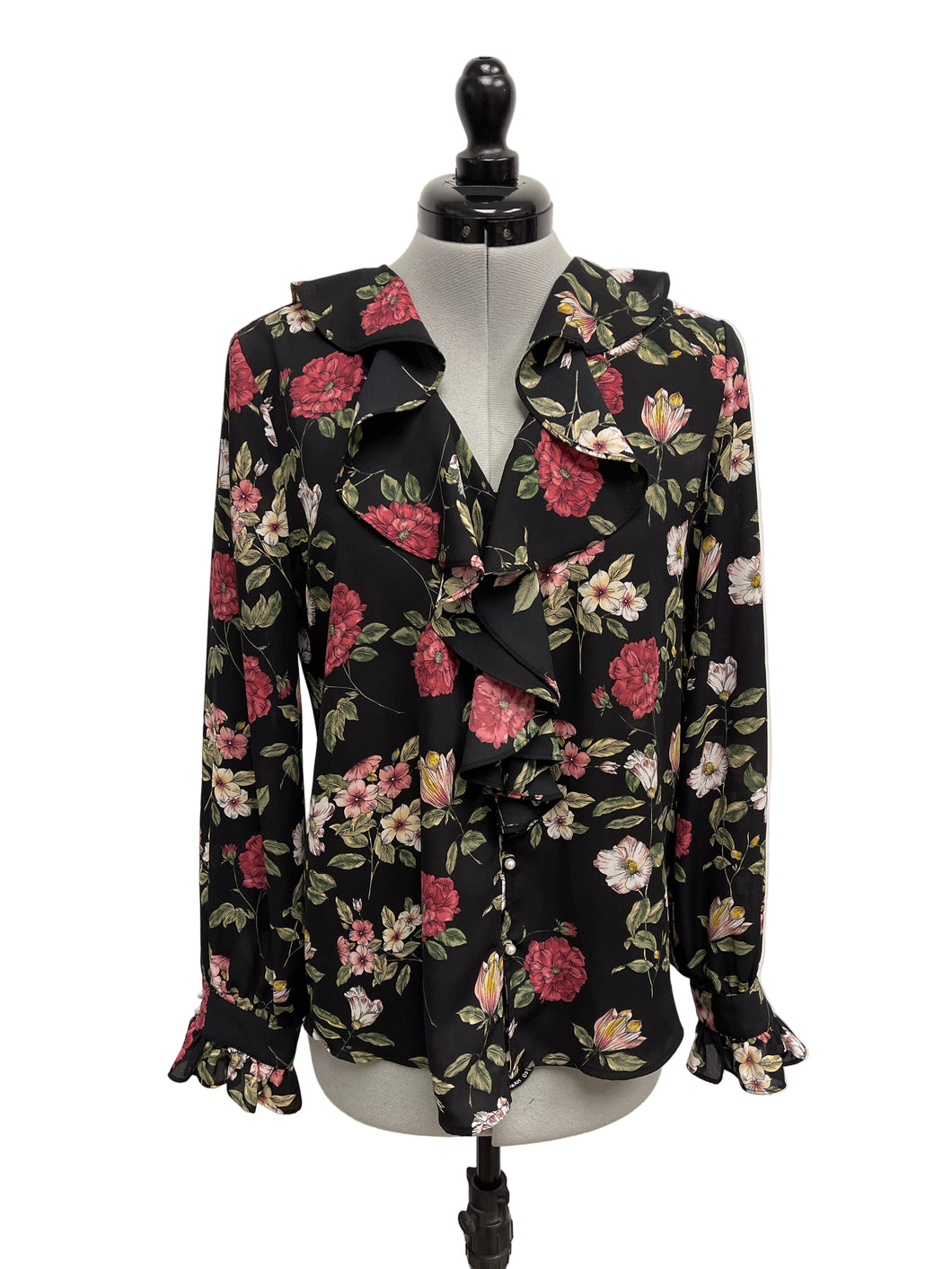 Women’s Karl Lagerfeld Long Sleeve Blouse, Small