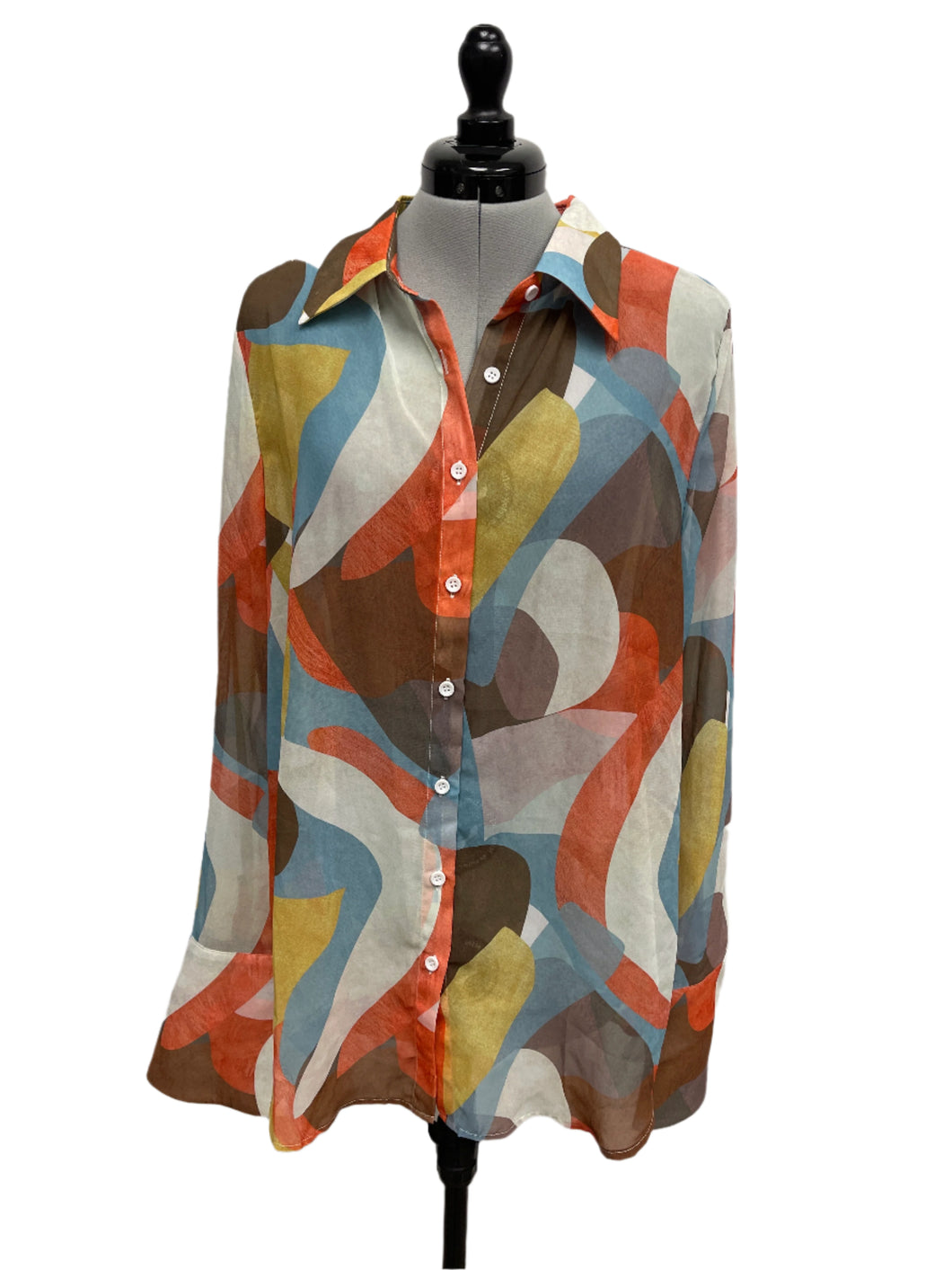 Women’s Pretty Little Thing Long Sleeve Blouse, Size 6