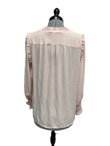 Women’s Loft Long Sleeve Blouse, Medium Petite