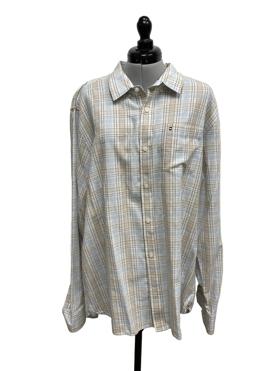 Men’s VICTORINOX Long Sleeve Dress Shirt, XXL