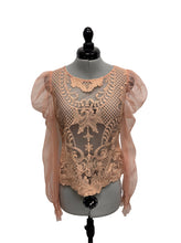 Load image into Gallery viewer, Women’s Peach Long Sleeve Blouse, Medium
