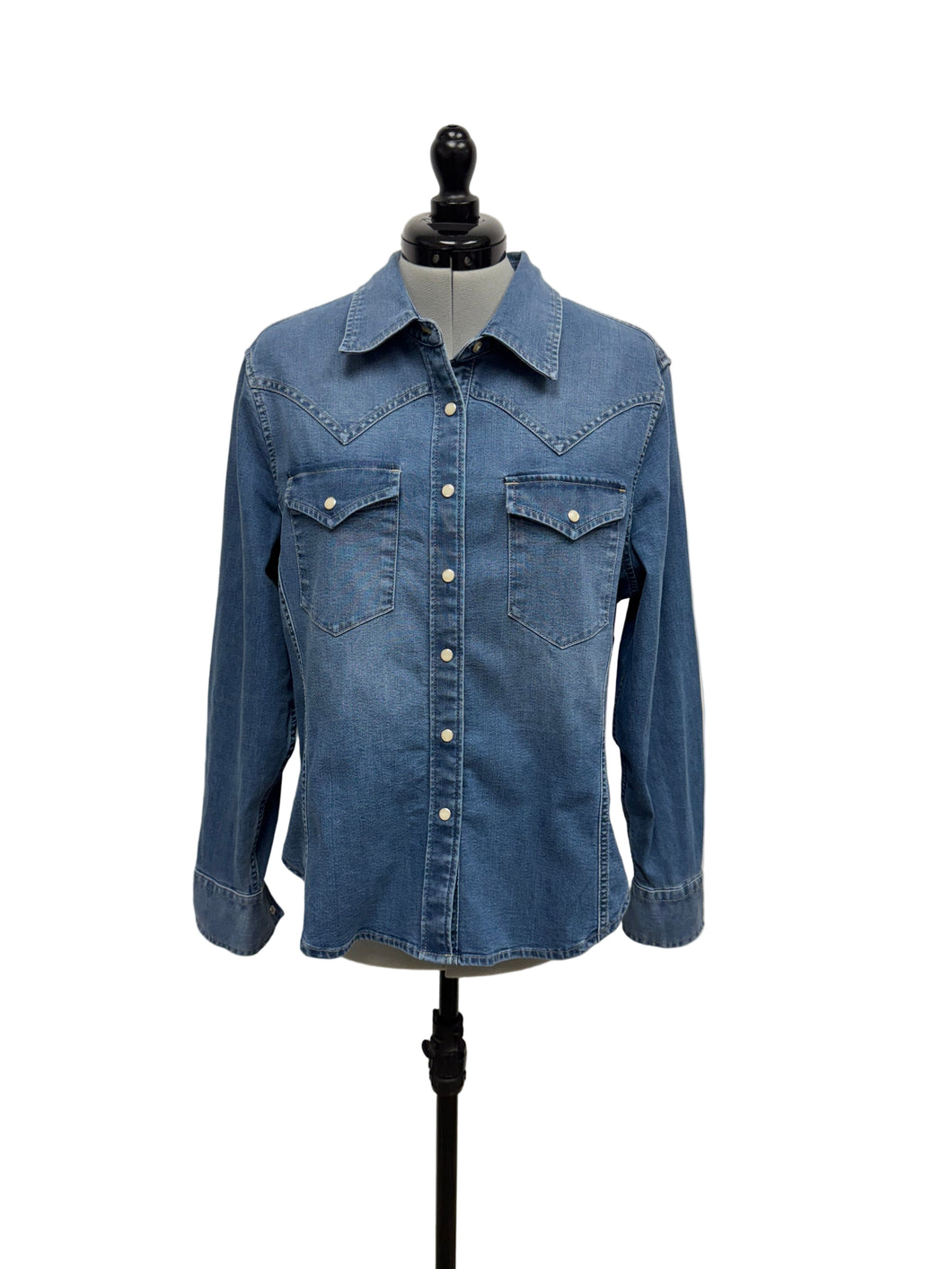 Women’s Gap Long Sleeve Denim Jacket, Large