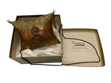 Load image into Gallery viewer, Ornate bronze shoulder clutch

