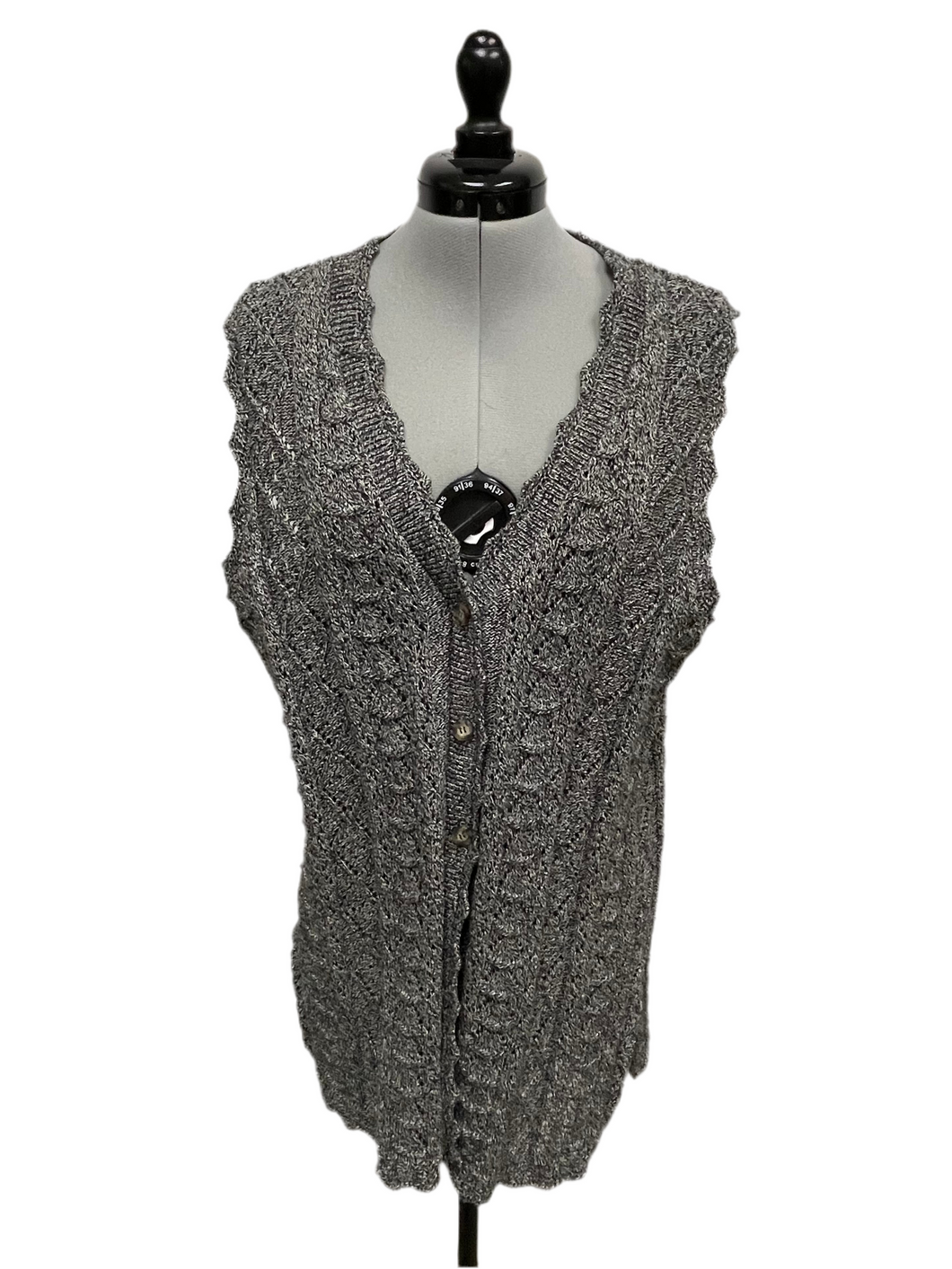 Women’s Separate Scene Sleeveless Sweater, Large