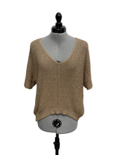 Load image into Gallery viewer, Women’s Brand Bazar Short Sleeve Sweater, Small
