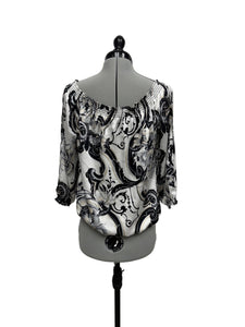 Women’s White House Black Market Long Sleeve Blouse, Medium