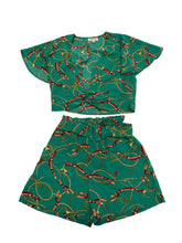 Load image into Gallery viewer, Women’s Monteau Blouse and Shorts Set, Small
