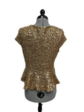 Load image into Gallery viewer, Women’s Bebe Short Sleeve Blouse, Medium
