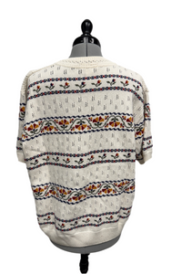 Women’s St. Michael Short Sleeve Sweater, Large