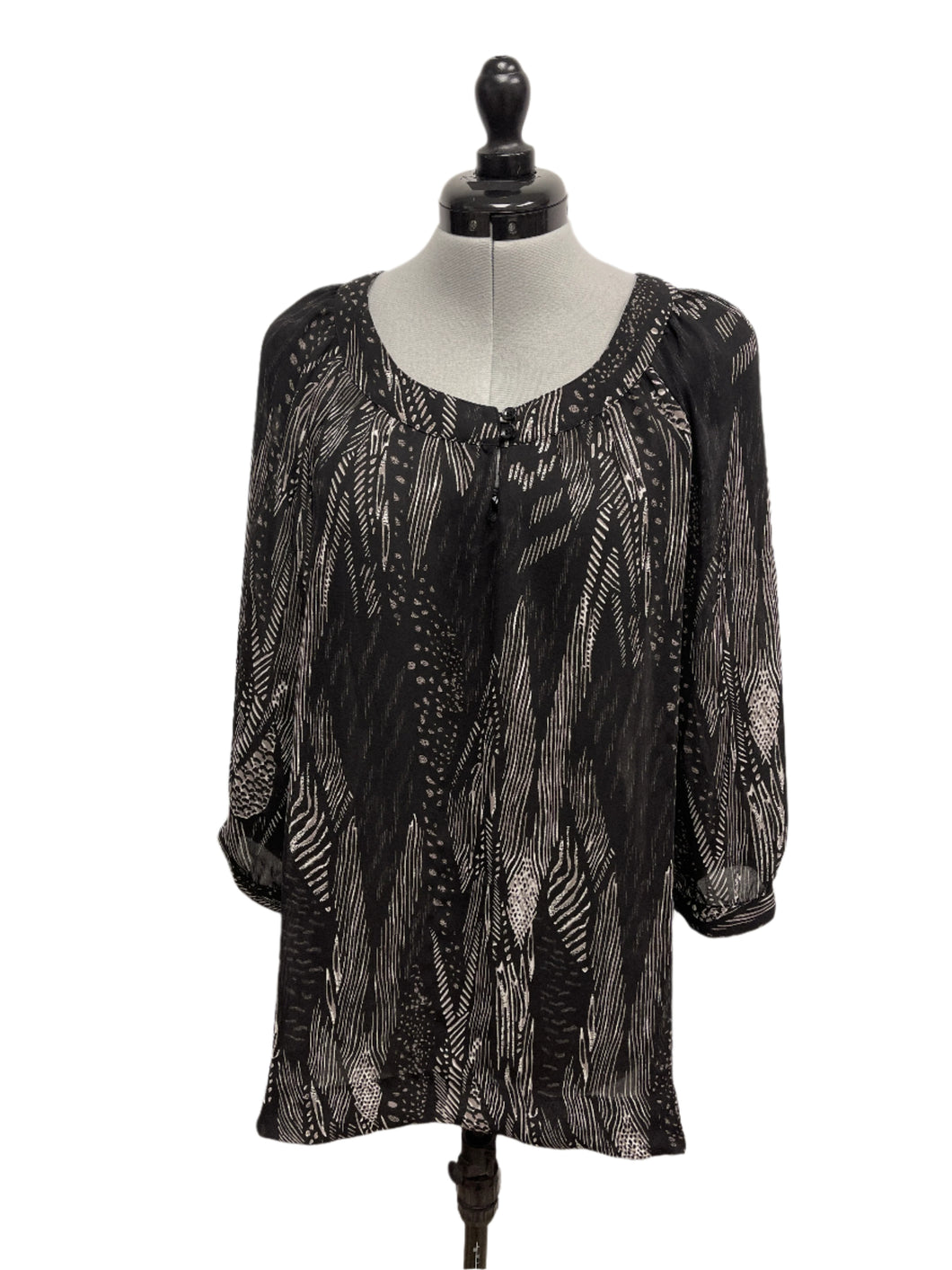 Women’s Bossini Ladies Long Sleeve Blouse, Medium