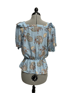Women’s Eclair Short Sleeve Blouse, Medium