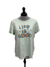 Load image into Gallery viewer, Women’s Life is Good Short Sleeve Top, Large

