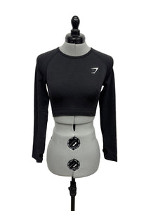 Women’s Gym Shark Long Sleeve Top, Small