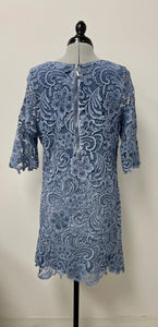 Women’s Ivy and Lace Long Sleeve Dress, Medium