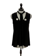 Load image into Gallery viewer, Women’s Joseph Ribkoff Sleeveless Blouse, Size 6
