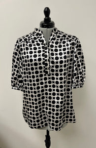 Women's Bandolino Short Sleeve Blouse, Size 6