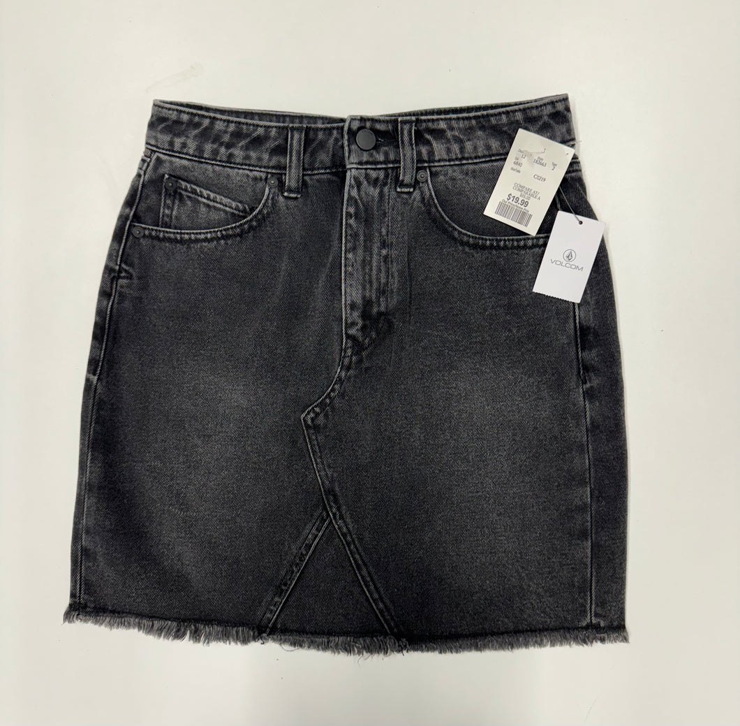 Women’s Volcom Brand Jeans Skirt, XS