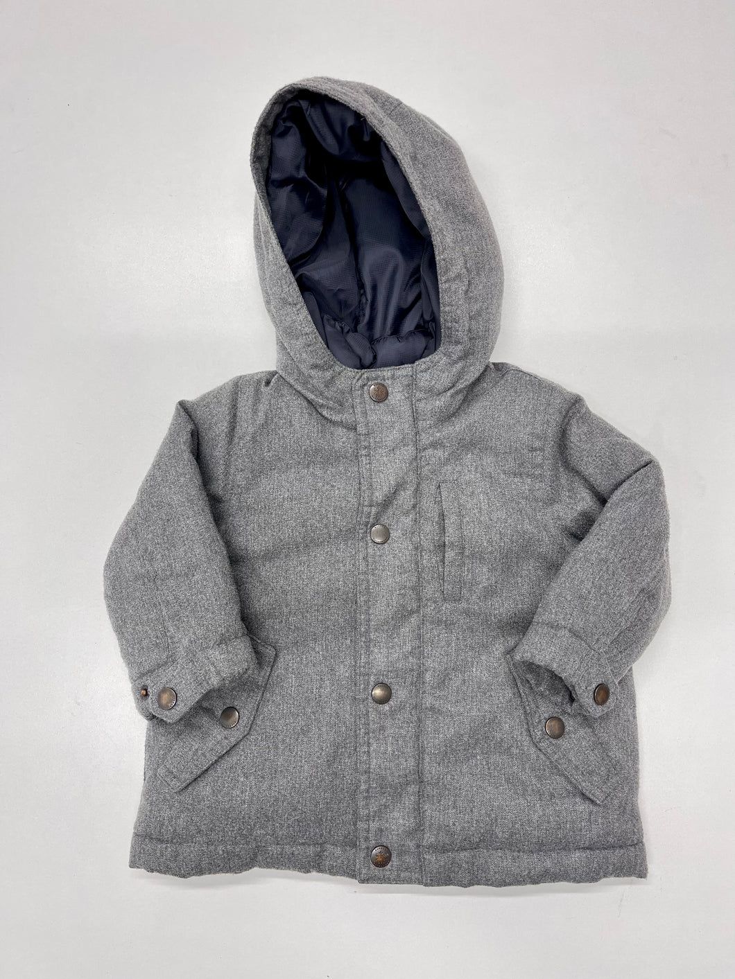 Children’s Zara Baby Long Sleeve Coat, Size 9-12 Months